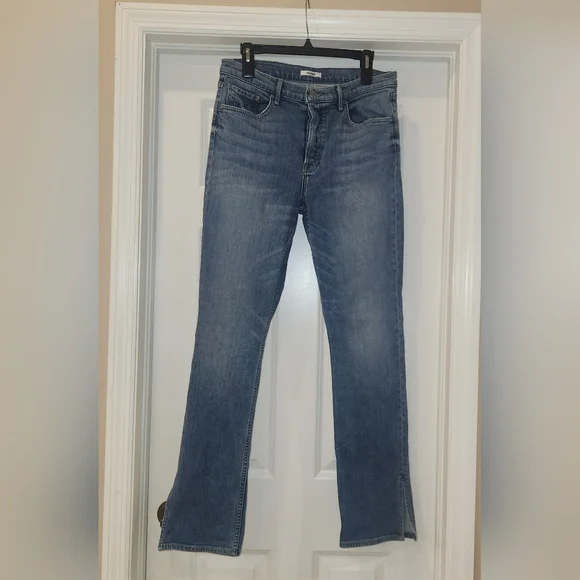 GRLFRND Natalia Jeans High Rise Split Hem Size 30 - Picture 9 of 9